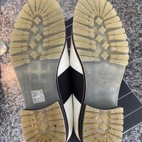 Studio Pollini Womens Shoes Loafers made in Italy Size 38 US 8 or US 8.5 Leather - Picture 7 of 12